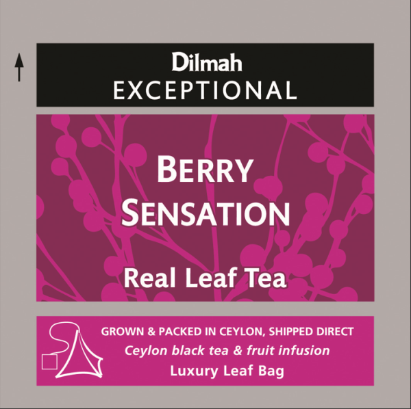 Caffè Diemme kávék Berry Sensation fekete tea valódi gyümölccsel 50x2g