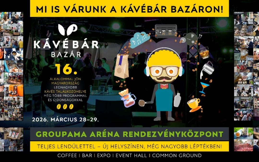 Miért kihagyhatatlan a KávéBár Bazár és miért érdemes a DIEMME standját is felkeresni?